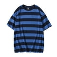 thumbnail image 1 of KDFJPTH Mens T Shirt Graphic Striped Daily Home Casual Short Sleeved Tshirts, 1 of 4