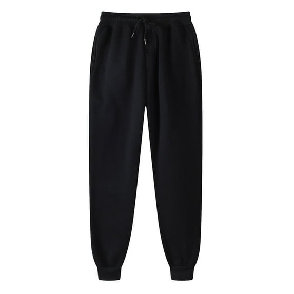 KDFJPTH Pants For Women Trendy Mens Hop Lace-Up Track Solid Color Workout With Pocket Jumpsuits Work Women's Pants