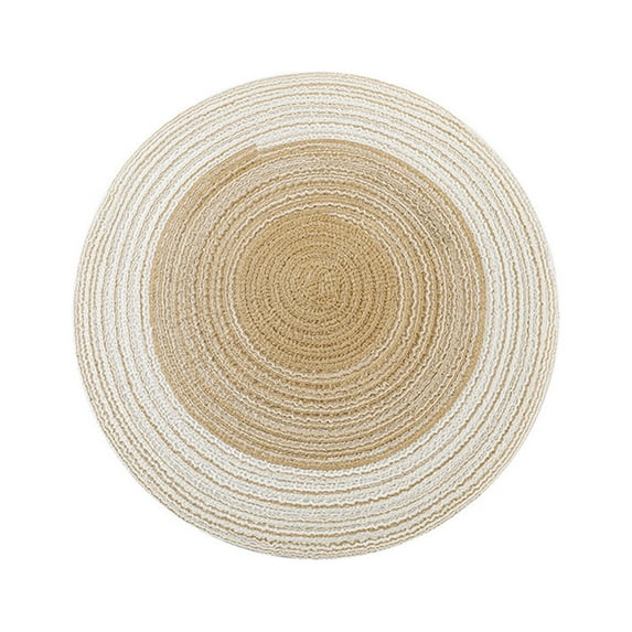 KDFJPTH Place Mats for Kitchen Table Set of 8 with Table Round Insulation Mat Table Mat Nordic Western Food Placemat Bowl Mat Tea Mat Light Napkins Set of 4