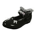 thumbnail image 1 of KDFJPTH Princess Children Soft Girls Shoes Baby Kid Leather Flower Dance Shoes Single Baby Shoes Ballet Shoes for Girls Boys on Shoes, 1 of 2