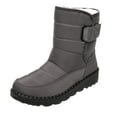 thumbnail image 1 of KDFJPTH Rain Snow Boots for Women Wide Width For Women Warm Bootie Snow Outdoor Boots Winter Boots Girls Shoes Short women's boots, 1 of 4
