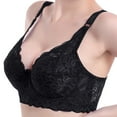 thumbnail image 1 of KDFJPTH Seamless Bra For Women Push-Up Underwear Solid Black 38D, 1 of 3