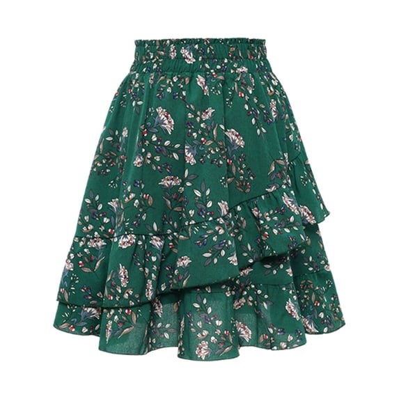 KDFJPTH Skirts for Women Trendy Sequin Embroidered Performance Swing Performance Skirt