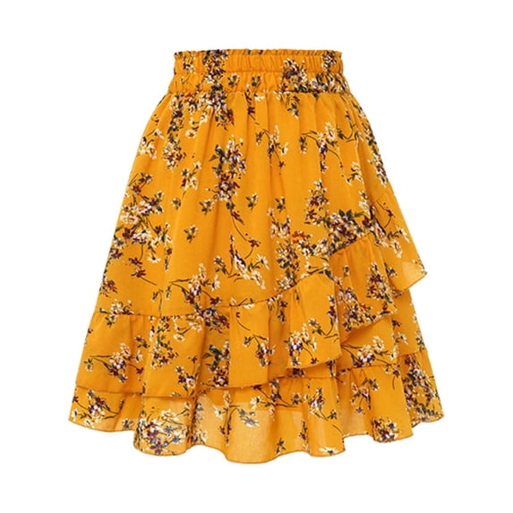 KDFJPTH Skirts for Women Trendy Sequin Embroidered Performance Swing Performance Skirt