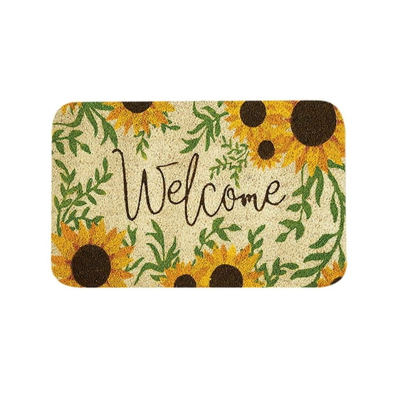KDFJPTH Small Area Rug for Kids Welcome To Entry Floor Mats Foyer Kitchen Absorbent Mats Carpet Floor Mats Soft Blanket