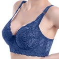 thumbnail image 1 of KDFJPTH Strapless Bras For Women Push-Up Underwear Solid Blue 38B, 1 of 3