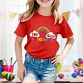 thumbnail image 1 of KDFJPTH T Shirts for Kids Graphic 100 Days Of School Boys Girls In My 100 Days Happy 100Th Day Of School Print Casual Tops Tshits, 1 of 3