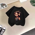 thumbnail image 1 of KDFJPTH T Shirts for Kids Graphic Girls Cute Graphic Round Neck Short Sleeve Tee Summer Casual Tshits, 1 of 2