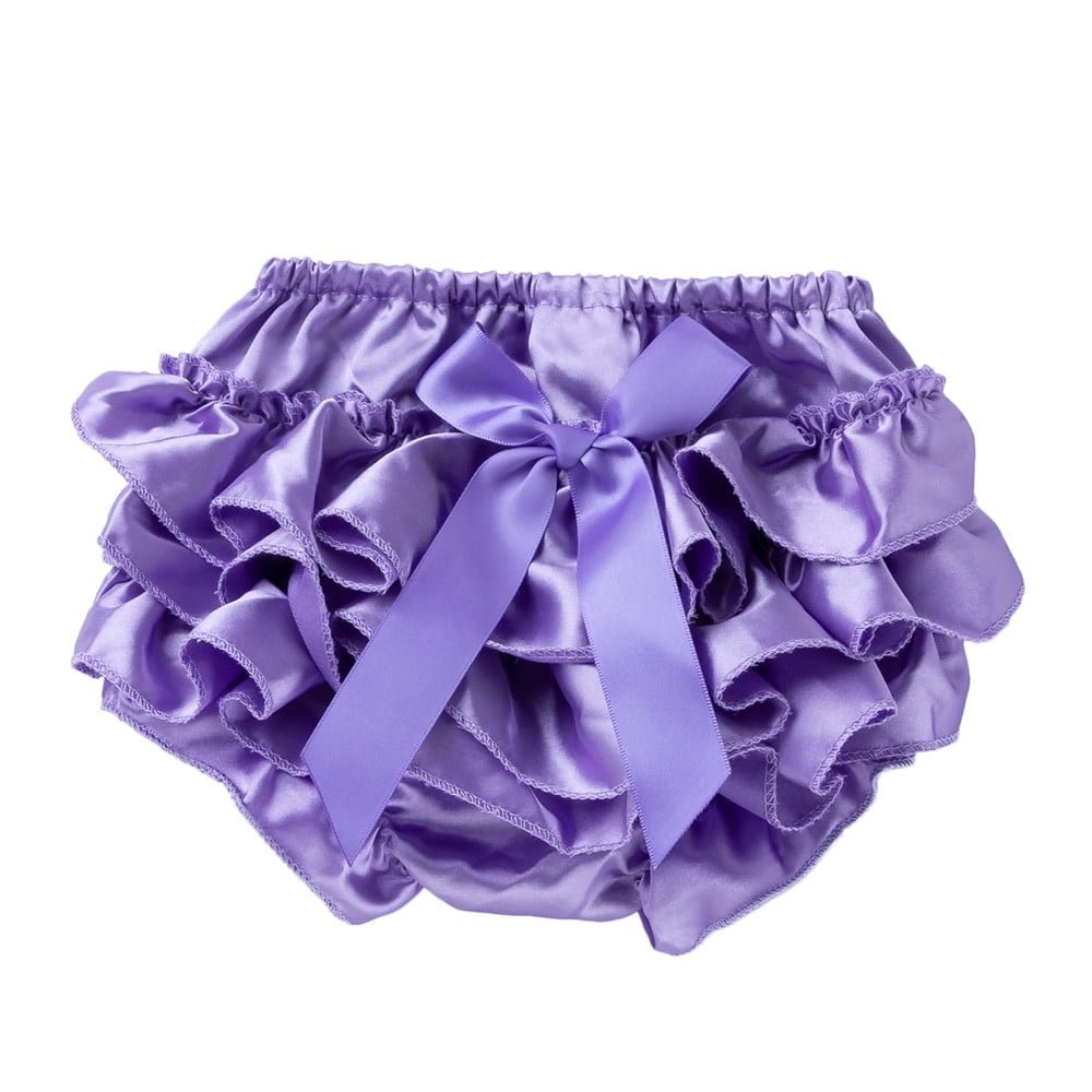 KDFJPTH Toddler Baby Infant Girl Bowknot Ruffle Bloomer Nappy Underwear ...