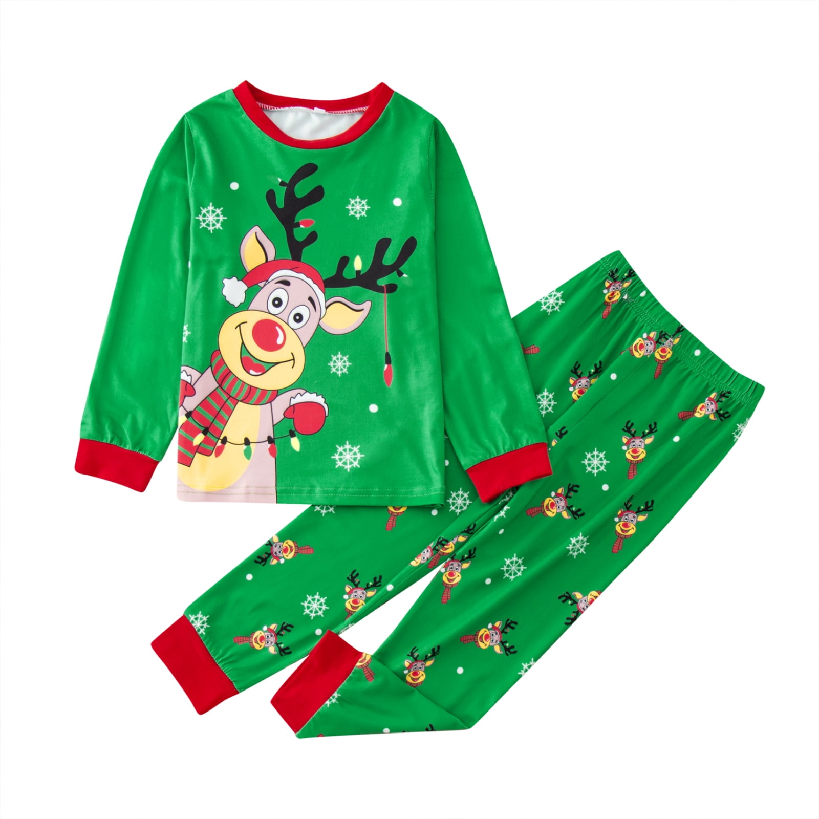 KDFJPTH Toddler Baby Kids Boys Christmas Pajamas Sleepwear Tops Pants kdfjpth-toddler-baby-kids-boys-christmas-pajamas-sleepwear-tops-pants