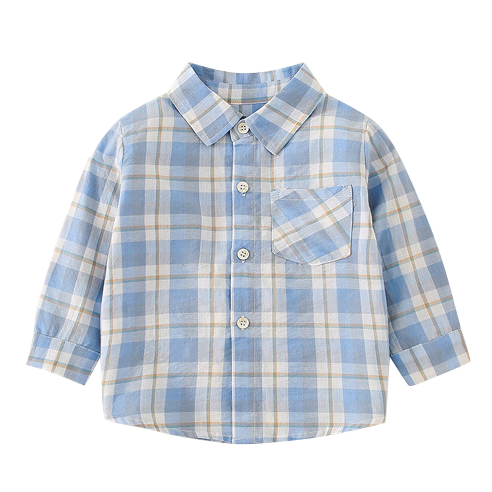 KDFJPTH Toddler Kids Baby Boys Shirts Button Down Western Shirts Boys ...