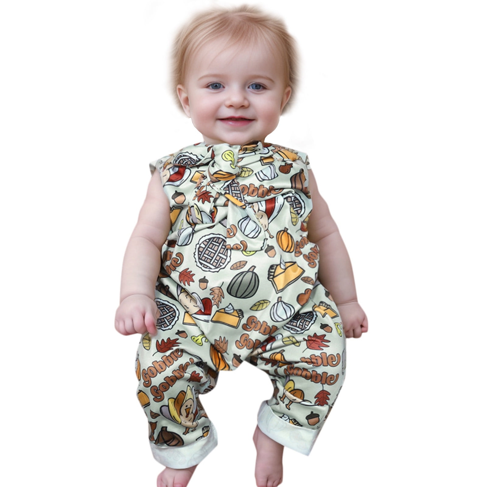 KDFJPTH Toddler Outfits for Girls Fall Baby Boy Thanksgiving Pants