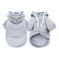 thumbnail image 1 of KDFJPTH Winter Pocket Sweatshirt Gray Tops Pet Cats Dogs Hoodies Zipper Cute Warm Pet Clothes Extra Large Dog Sweaters for Winter Dog Shirt Cute Dog Clothes Large Pet Christmas Sweater Girl, 1 of 9