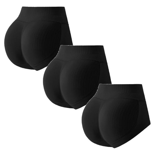 KDFJPTH Women Butt Pads Enhancer Panties Body Sculpting Buttocks Artifact Briefs Pad Seamless Underwear 3 Pack
