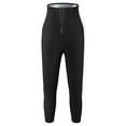 thumbnail image 1 of KDFJPTH Women's Pants For Work Sweat Sauna Yoga High Waist Trainer Leggings Compression Workout Body Shaper Ts Trousers For Female, 1 of 7