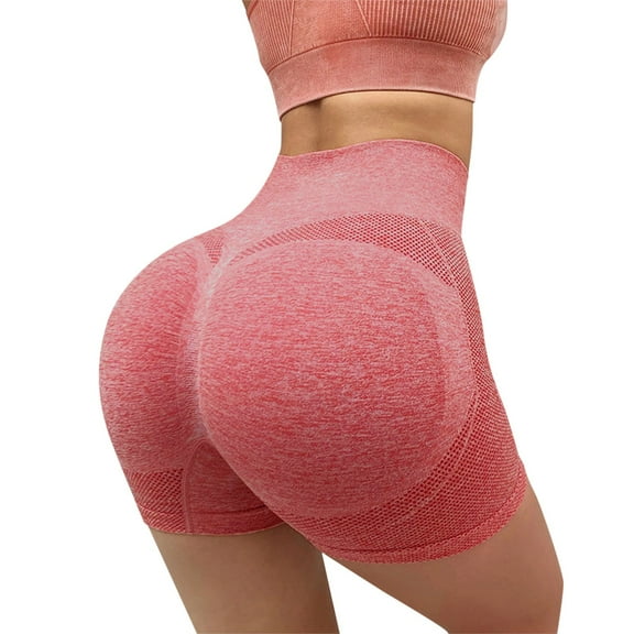 KDFJPTH Women's Shorts Casual Workout Seamless High Waisted Gym Yoga Pants