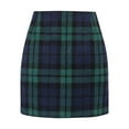 thumbnail image 1 of KDFJPTH Womens Skirts Elegant Lettuce Trim Solid High Waisted Pencil Midi Skirt, 1 of 5