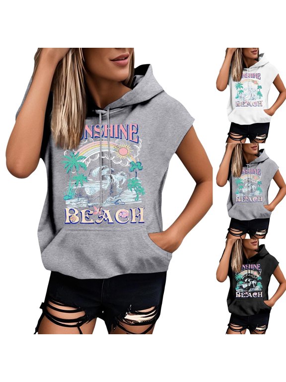 Womens T Shirts Loose Fit Plus Size Letter Hooded Swea Short Sleeve Loose Blouse Tshirts Tops