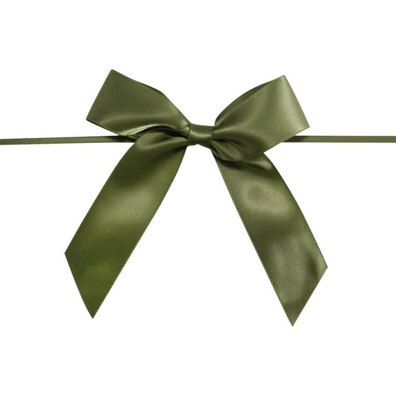 KDFWDM 4-Inch Wide Satin Ribbon Bow for Gift Box Wrapping and Wedding Decorations, 6 Colors Soft Bowknot Ribbon for Crafts, Hair Bows and DIY Holiday Party Projects