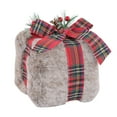 thumbnail image 1 of KDFWDM Adorable 3D Christmas Plush Present Box Decor with Bows, Festive Outdoor Indoor Holiday Yard Art, Can be Used as a Unique Tree Skirt or Festive Home Accent, 1 of 9