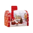 thumbnail image 1 of KDFWDM Christmas Cookie Tins Tinplate Candy Boxes, Empty Tins Xmas Reindeer Gift Box, Cookie Container Biscui Boxes Chocolate Snacks Box Candy Jar, 1 of 9