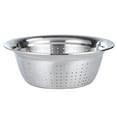 thumbnail image 1 of KDFWDM Colander 304 Stainless Steel, Strainer for Kitchen Food For washing vegetables, fruit, rice, Dishwasher Safe, Fruit and Rice for Draining Cooked Pasta, 1 of 9