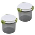 thumbnail image 1 of KDFWDM Dessert Cups, Reusable Yogurt Container Parfait Cups with Locking Lids, Plastic Airtight Snack Oatmeal Cereal Storage Container, 1 of 4