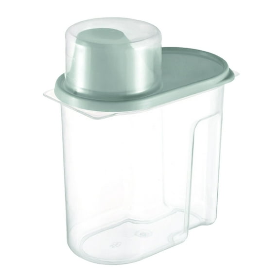 KDFWDM Dry Food Airtight Container, Pet Dog Cat Food Canister, Rice Storage Container, BPA Free Clear Plastic Kitchen and Pantry Organization Bin for Oatmeal, Grain, Cereal, Pasta, Flour