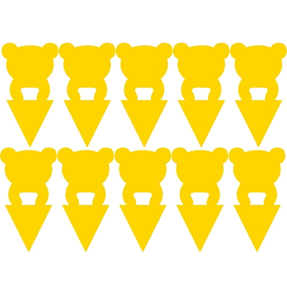 KDFWDM Fruit Fly Traps Fungus Gnat Traps Yellow Sticky Bug Traps, Fruit Fly Sticky Traps, No Harm and Odorless for Indoor Outdoor Use Protect The Plant