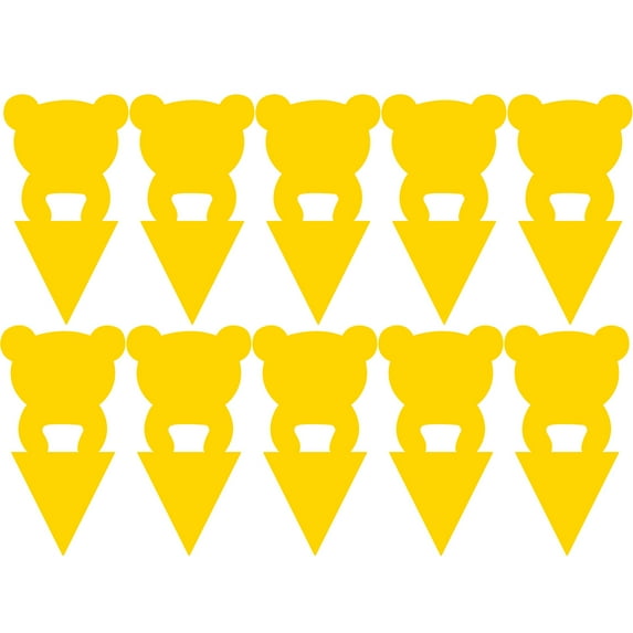 KDFWDM Fruit Fly Traps Fungus Gnat Traps Yellow Sticky Bug Traps, Fruit Fly Sticky Traps, No Harm and Odorless for Indoor Outdoor Use Protect The Plant