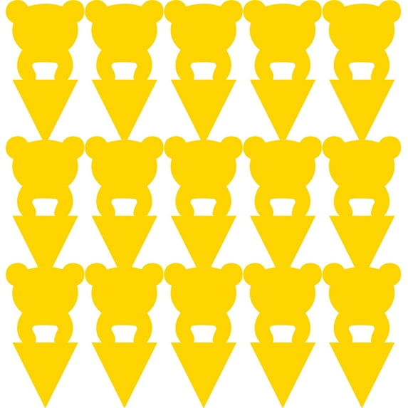 KDFWDM Fruit Fly Traps Fungus Gnat Traps Yellow Sticky Bug Traps, Fruit Fly Sticky Traps, No Harm and Odorless for Indoor Outdoor Use Protect The Plant