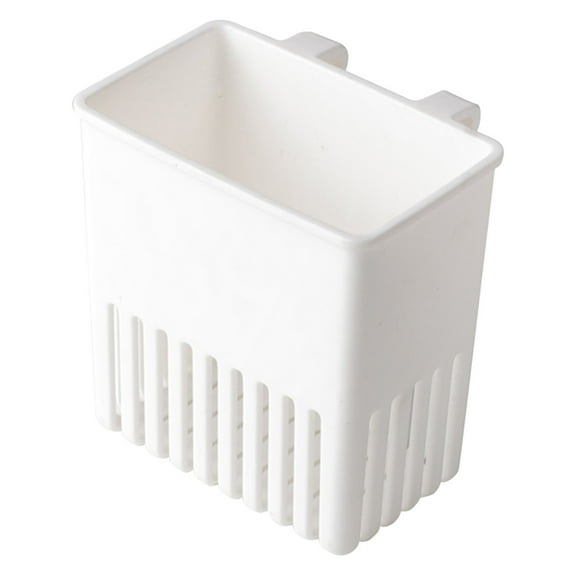 KDFWDM Hanging Plastic Cutlery Drying Rack and Utensil Drainer - Multi-functional Kitchen Drying Basket for Spoons and Forks, Storage Holder with Efficient Drainage System