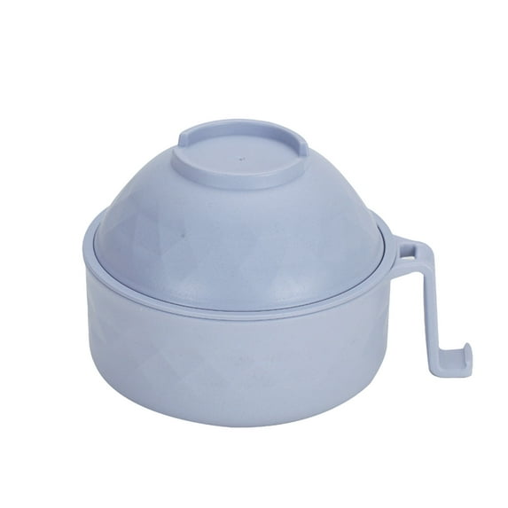 KDFWDM Microwave Ramen Cooker Bowl, Instant Noodle Bowl with Handles Ramen Noodle Cooker, College Dorm Room Apartment Essentials