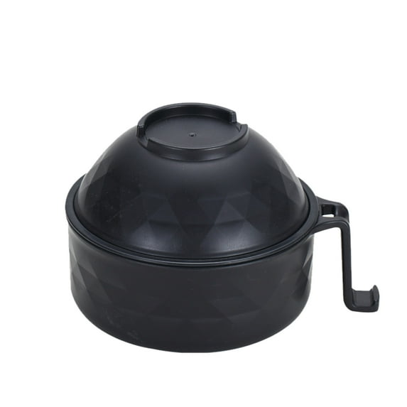KDFWDM Microwave Ramen Cooker Bowl, Instant Noodle Bowl with Handles Ramen Noodle Cooker, College Dorm Room Apartment Essentials