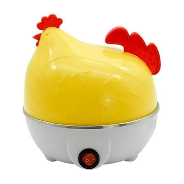 KDFWDM Mini Breakfast Machine Egg Cooker, Single Layer Egg Steamer Kitchen Small Household Appliances Heating and Plugging Household Egg Machine