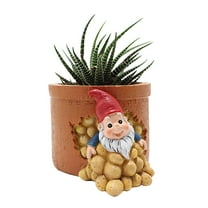 KDFWDM Mini Gnomes - Naughty Garden Gnome for Fairy Garden, Funny Garden Gnomes Decoration for Yard, Outdoor Lawn Ornament and Home Decor