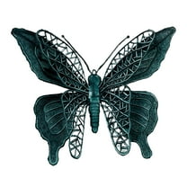 KDFWDM Realistic Artificial Butterfly Clips for Holiday Ornaments, Colorful Plastic Decor for DIY, Gift Toppers and Craft Projects, Ideal for Florists, Craftspeople and Holiday Decorator