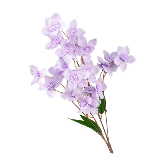 KDFWDM Realistic Artificial Daffodil Bouquet - Spring Yellow Silk Flower Stems for Home & Office Decor, UV Resistant Outdoor Indoor Arrangement, 20 Stems with Green Leaves