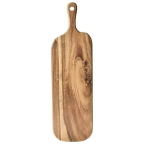 KDFWDM Wood Cutting Board and Chopping Board with Handle for Meat, Decorative Wooden Serving Board for Kitchen and Dining Room, Cheese Board, Vegetables, Bread and Charcuterie