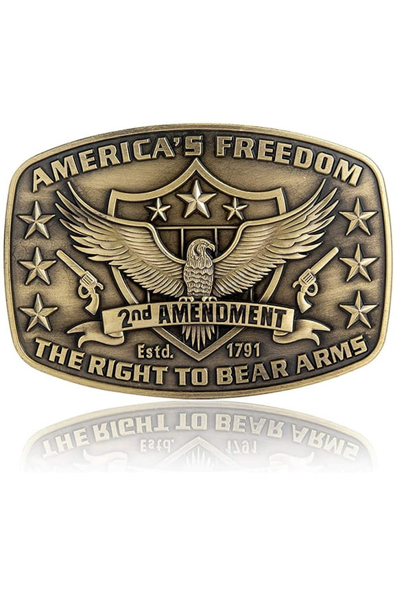 Unisex Vintage Simple Cowboy Celtic Knot Belt Buckle, Silver