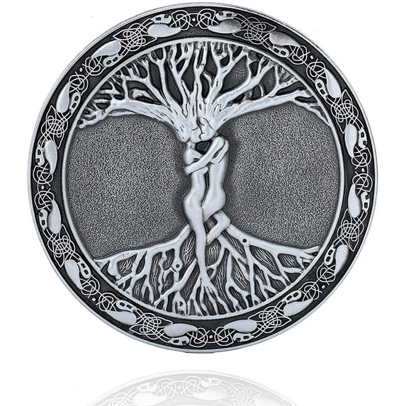 KDG Vintage Celtic Knot Belt Buckle, Fashion Western Belt Buckle Cowboy Belt Buckle for Men