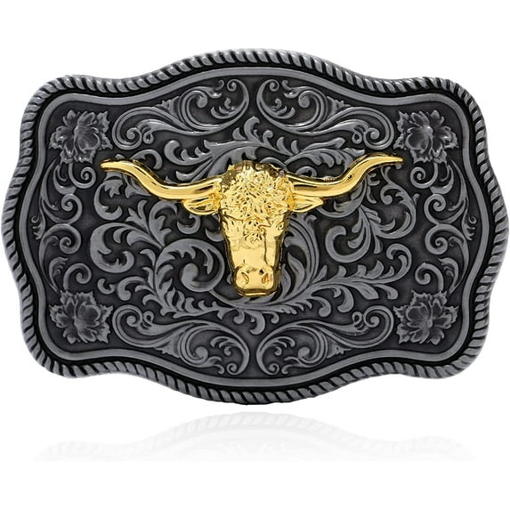 KDG Vintage Celtic Knot Belt Buckle, Fashion Western Belt Buckle Cowboy Belt Buckle for Men
