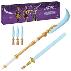 Nerf Netflix Zoey's Spirit Blades, Rumi's Four Tiger Sword, and Mira's Curved Moon Sword, Ages 6 and up