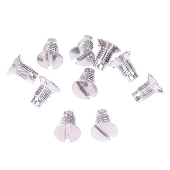 KDJ 10PCS Flat Turning Needle Plate Screws Needle Plate Screws