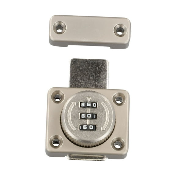 KDJ 1pcs 3 Digit Combination Password Doors Lock Smart Cam Code Lock Zinc Alloy For Mailbox Cabinet Doors Hardware Sliding Bolt Lock