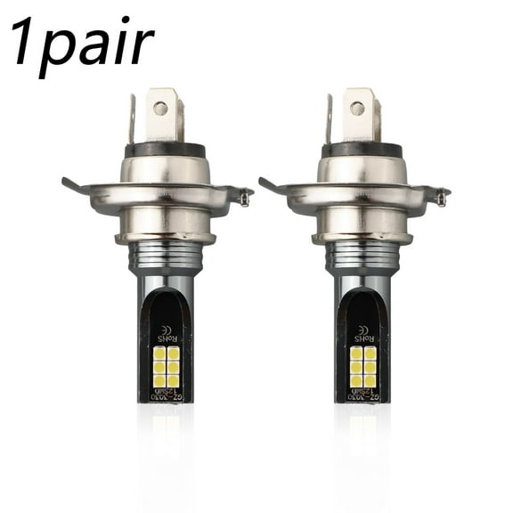 KDJ 2PCS H4 9003 HB2 LED Headlight Bulbs Kit High Low Beam 3000K Golden Yellow