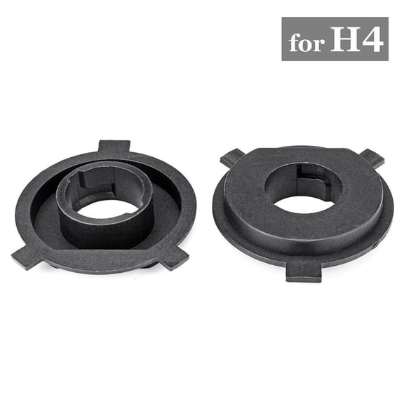 KDJ 2x LED Headlight Bulb Base Adapter Socket Retainer Holder for H4 Accessories
