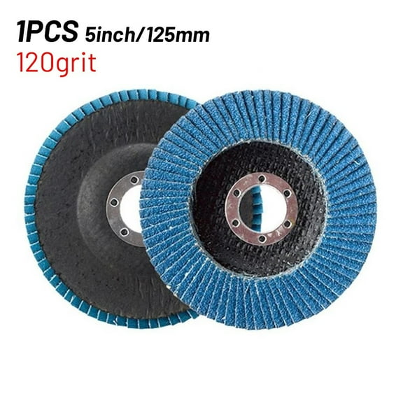 KDJ 5\'\' 125mm Metal Sanding Flap Discs Grinding Wheels Wood Cutting 40/ 60/80/120grit For Angle Grinder Sanding Polishing Tool Acces