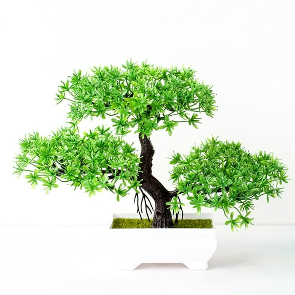 KDJ Artificial Plants Plastic Bonsai Simulation Tree Fake Flower Office Home Decor - for Home Decor