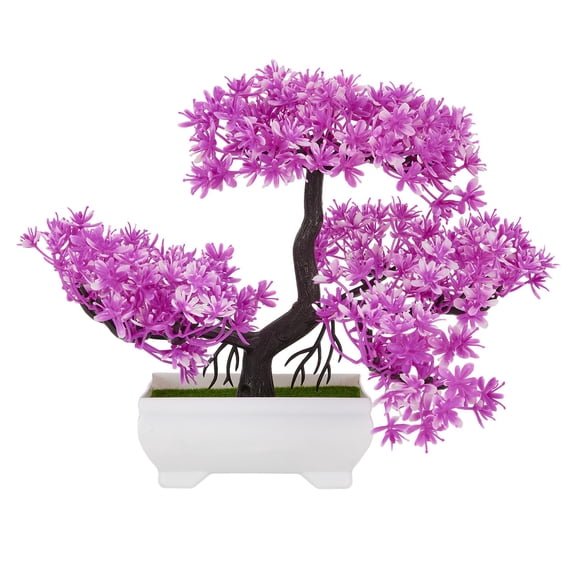 KDJ Artificial Plants Plastic Bonsai Simulation Tree Fake Flower Office Home Decor - for Home Decor